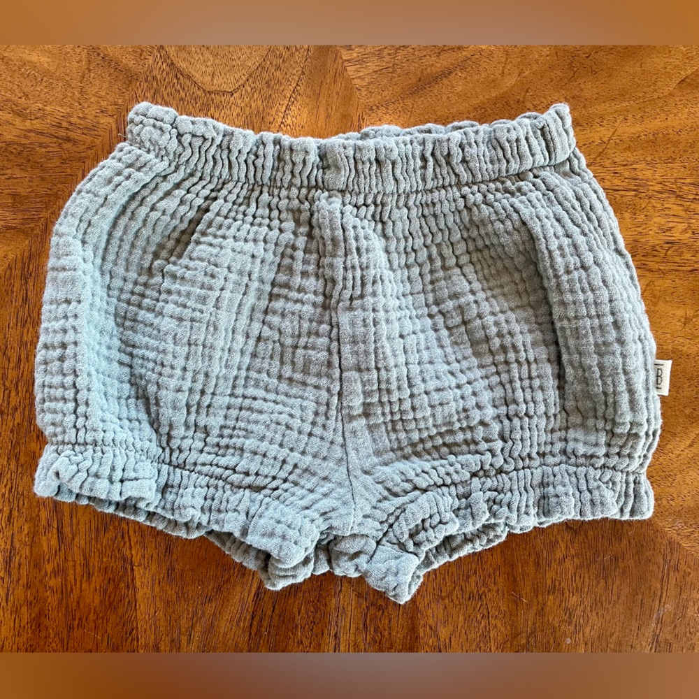 Gauze Tank and Bloomer Set in Sage (3-6 months) - Picture 6 of 6